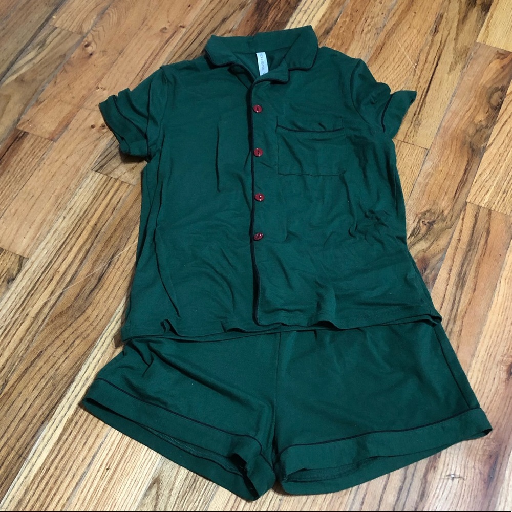 **SOLD**Tickled teal pjs